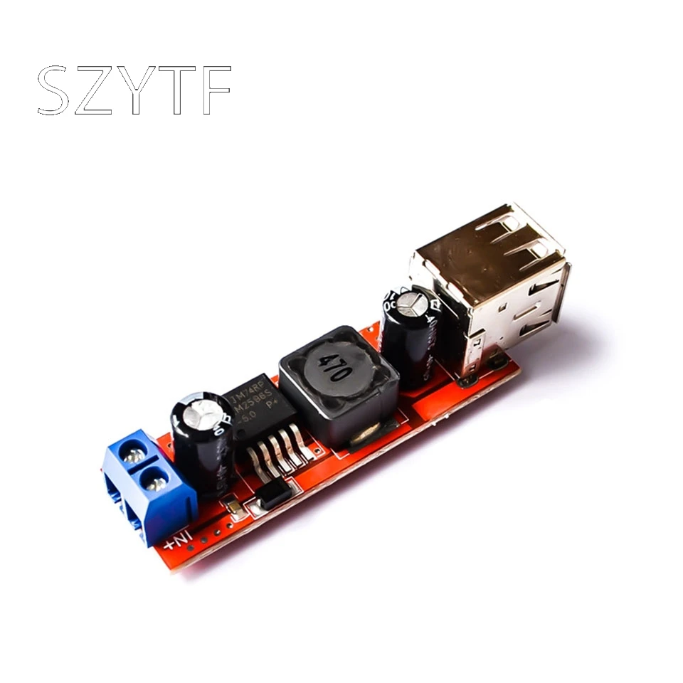 Двойной USB выход 9 В/12 В/24 В/36 В переключатель 5VDCDC 3A понижающий регулятор плата