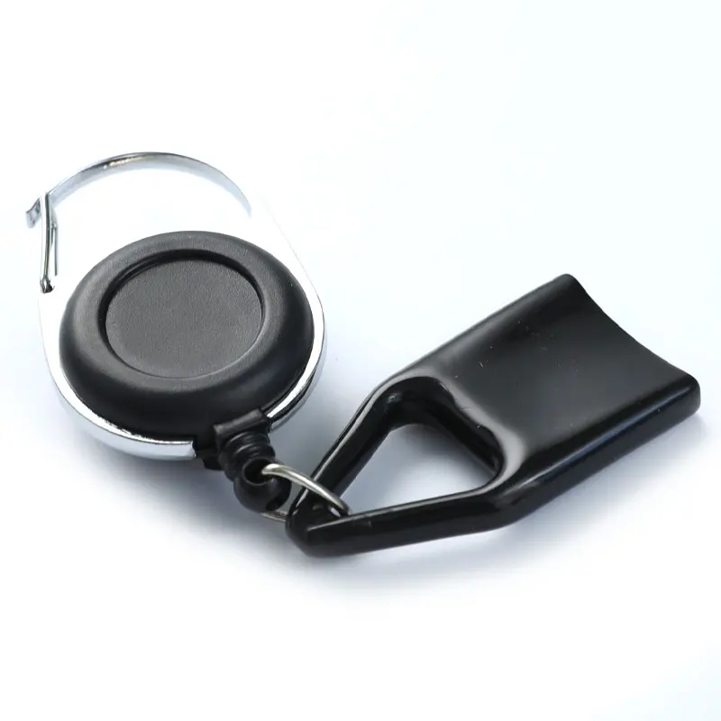 Silicone Sticker Lighter Leash Safe Stash Clip Retractable Keychain