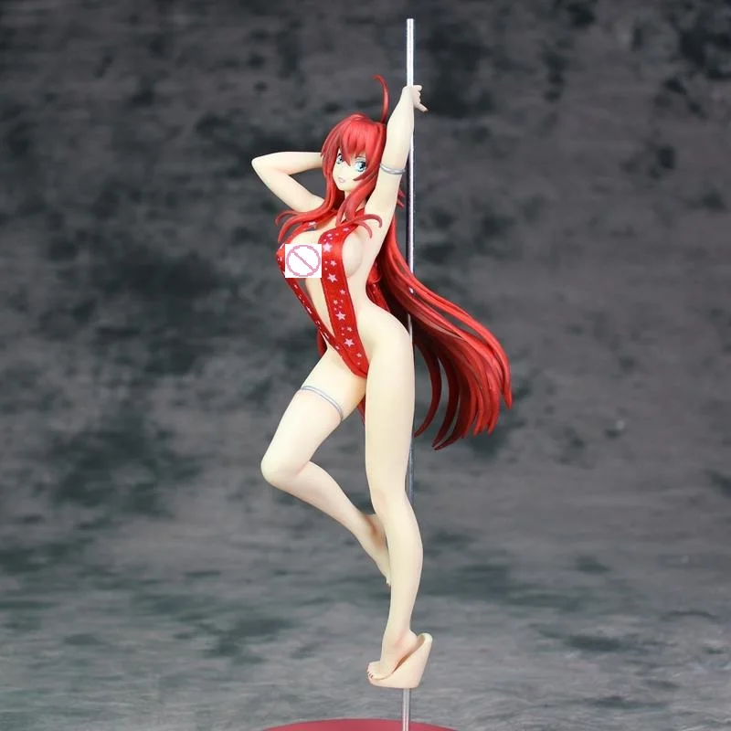 30 см аниме высокая школа DXD Rias Gremory Pole танцы версия. Мягкая грудь Сексуальная ПВХ фигурка стальная труба Коллекционные Подарочные модельные