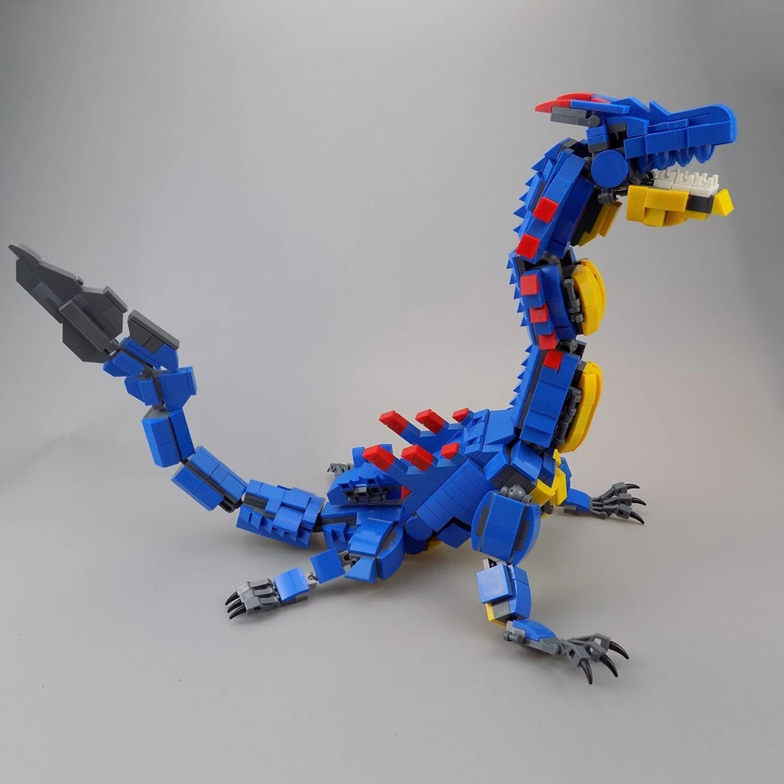 891 шт. MOC гигантский Монстр морской дракон модель сборки маленькая частица строительные блоки обучающая игрушка набор строительство и строительство