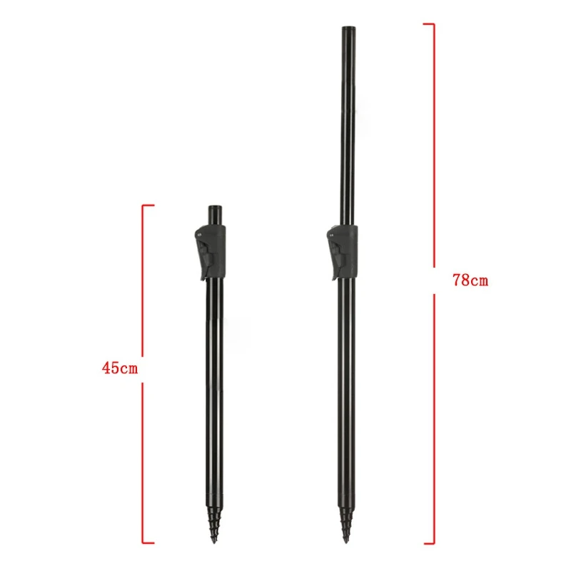 Extending Aluminum Alloy Fishing Bankstick Adjustable Carp Fishing Bank Stick Stake Fishing Rod Pod Rest For Bite Alarm