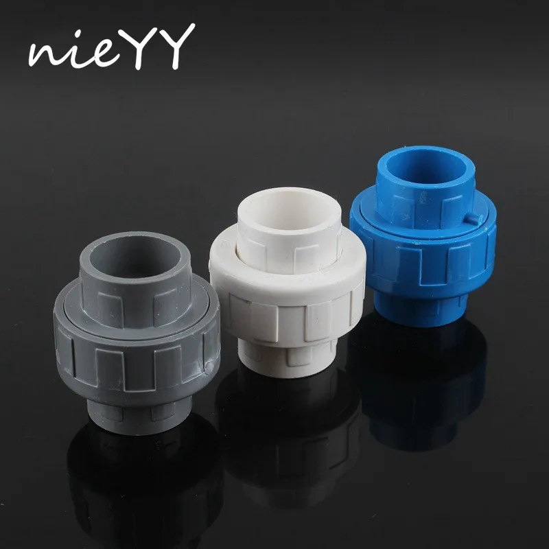 

NIEYY Inner Diameter 25Mm Union Connector Plastic Water Supply Pipe Fittings Water Pipe 3/4'' PVC Joints Easy Install Detachable