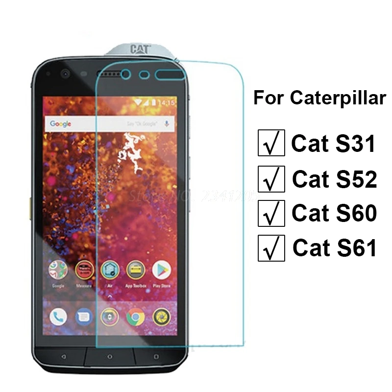 Tempered Glass For Caterpillar Cat S60 S52 Screen Protector Glass On