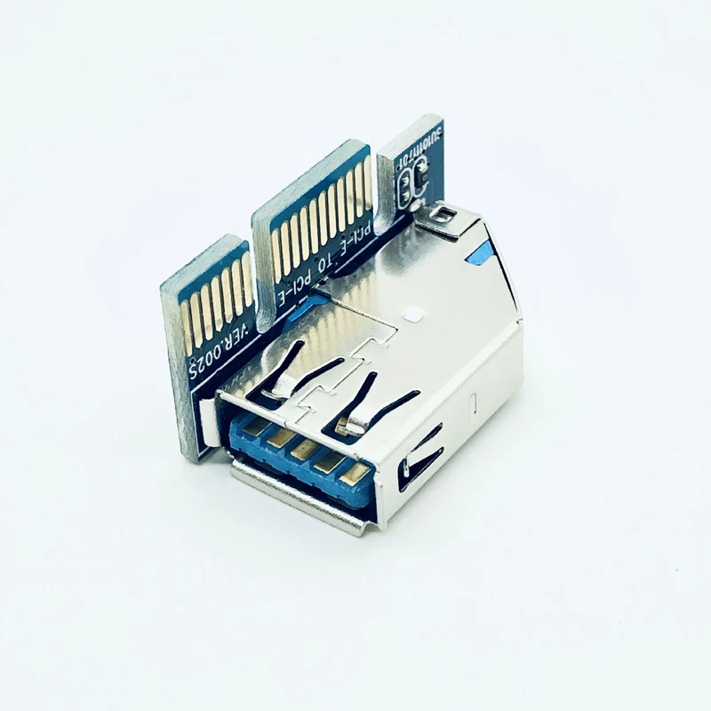 QINDIAN добавить на карту PCI Express Разъем PCI-E Riser PCIE X1 к X4 Riser PCI E Riser Card SATA мощность 30 см PCI E удлинитель