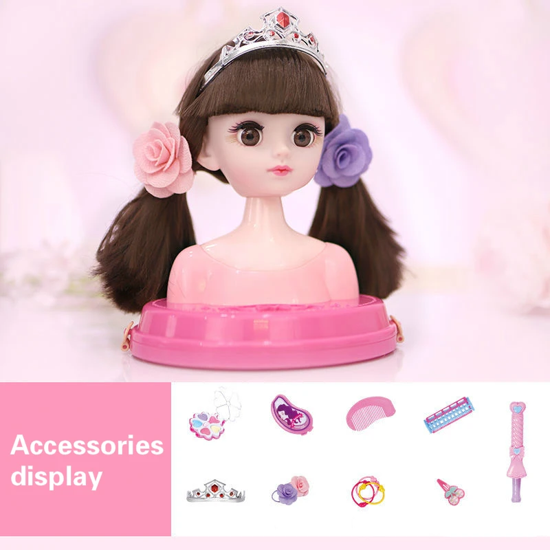 Metade Do Corpo Meninas Maquiagem Penteado Formação Boneca Cosméticos  Cabeça Criança Fingir Jogar Brinquedo Boneca Moda Para A Prática De  Maquiagem Presente - Brinquedos De Moda E Beleza - AliExpress