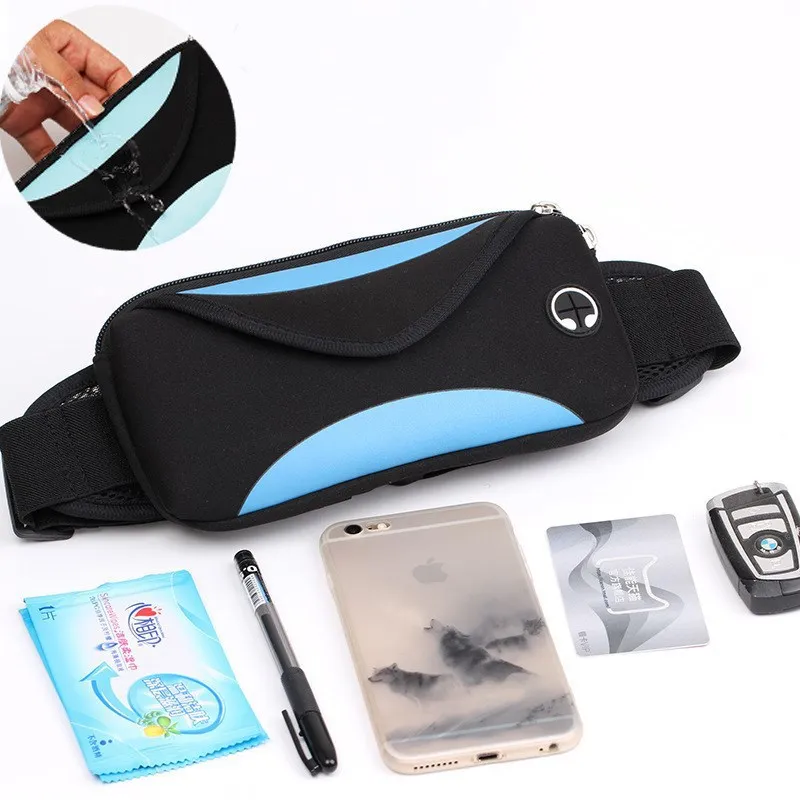 New Waist Pack Men Women 2019 outdoor multi-function pockets mobile phone bag portable waterproof Fanny Bag for Sports running