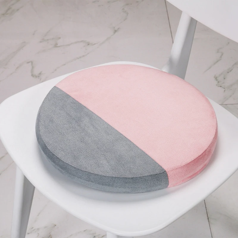 Chair Pad Memory Cotton Round Cushion Slow Rebound Cushion Support Pillow Removable Washable Futon Tatami Mat