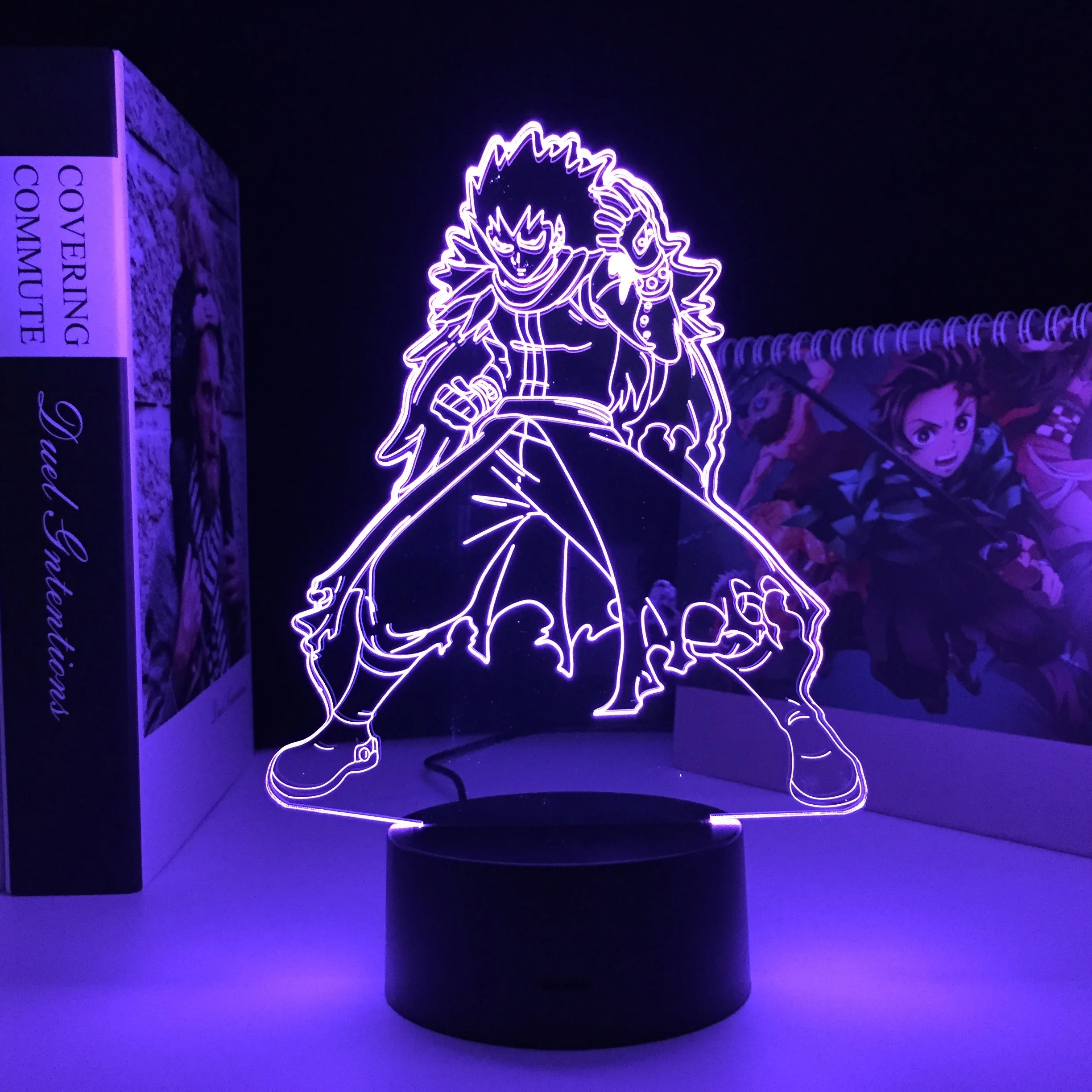 Аниме Токийский Гуль 3D Светодиодная лампа Ken Kaneki для крутого подарка на день