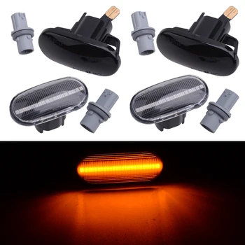 

2Pcs Car Dynamic Flowing LED Side Marker Signal Light Lamp Fit for Honda Civic Del Sol S2000 Acura Integra