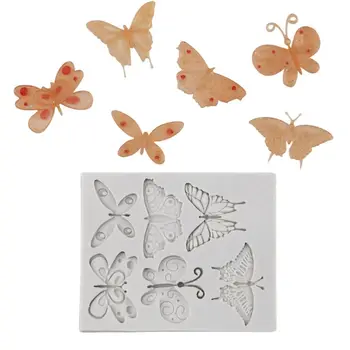 

Handmade Butterflies Silicone Mold Candy Mold Mini for Cake Decor Polymer Clay Crafting Resin Epoxy Jewelry Making