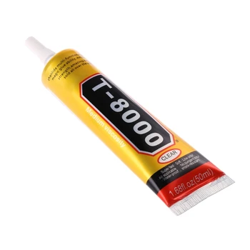 

T8000 Multi purpose Adhesive glass touch screen LCD panel frame fixing glue 50ml