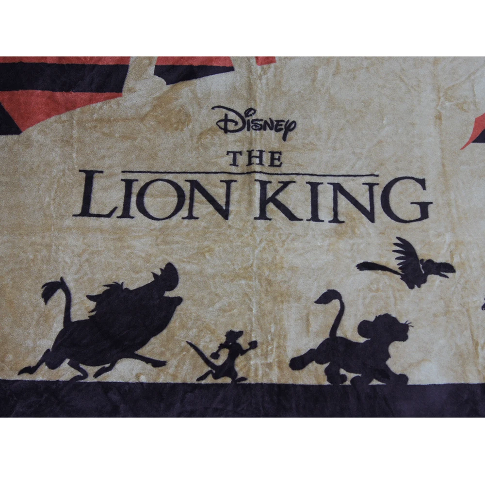 Disney Король Лев Simba Nala плюшевая подстилка зимнее теплое покрывало для сна на
