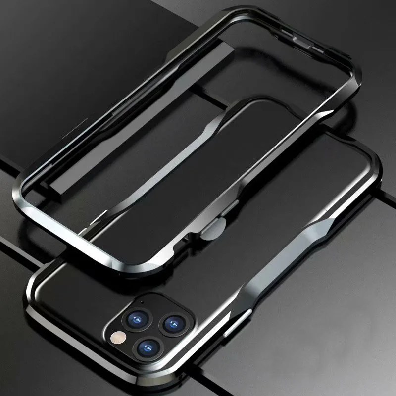 Бампер противоударный Для iphone XR X XS Max 7 8 Plus 11 Pro MAX металлическая рамка шаблон чехол для телефона iphone 11 чехол