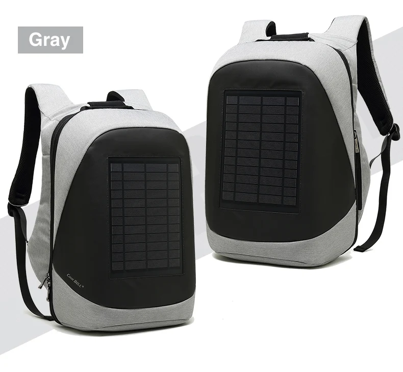 Многофункциональный рюкзак с зарядкой от солнечной энергии, мужской водонепроницаемый рюкзак с защитой от воровства, 15,6 дюймов, usb зарядка, рюкзак для ноутбука, дорожные сумки