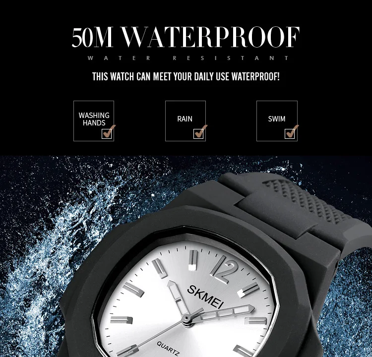 Luxury Quartz Watch SKMEI Brand 50m Waterproor Casual Women Mens Watches Clock Fashion Boy Girls Student Wristwatch Relogio