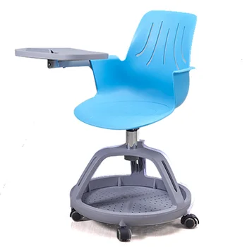 

Wisdom Classroom Student Desks And Chairs Concise Bring Tire Writing Board Train Meeting Chair Move Plastic Chair
