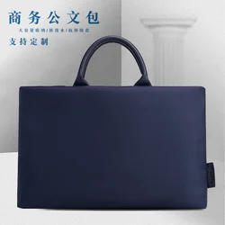 Bolsa de negócios simples dos homens e das mulheres maleta computador saco de trabalho estudante bolsa oxford saco de informações têxteis