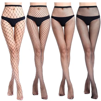 

Stockings Women Sexy Women's Stocking Pantyhose Black Plus Size Fishnet Jeans Partner For Ladies Girls New Fashion Nightclub