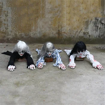 

Scary Halloween Ghosts Crawl Ghost Bar Club Haunted House Devil Horror Halloween Decorations Horror Scream Animated Party Prop