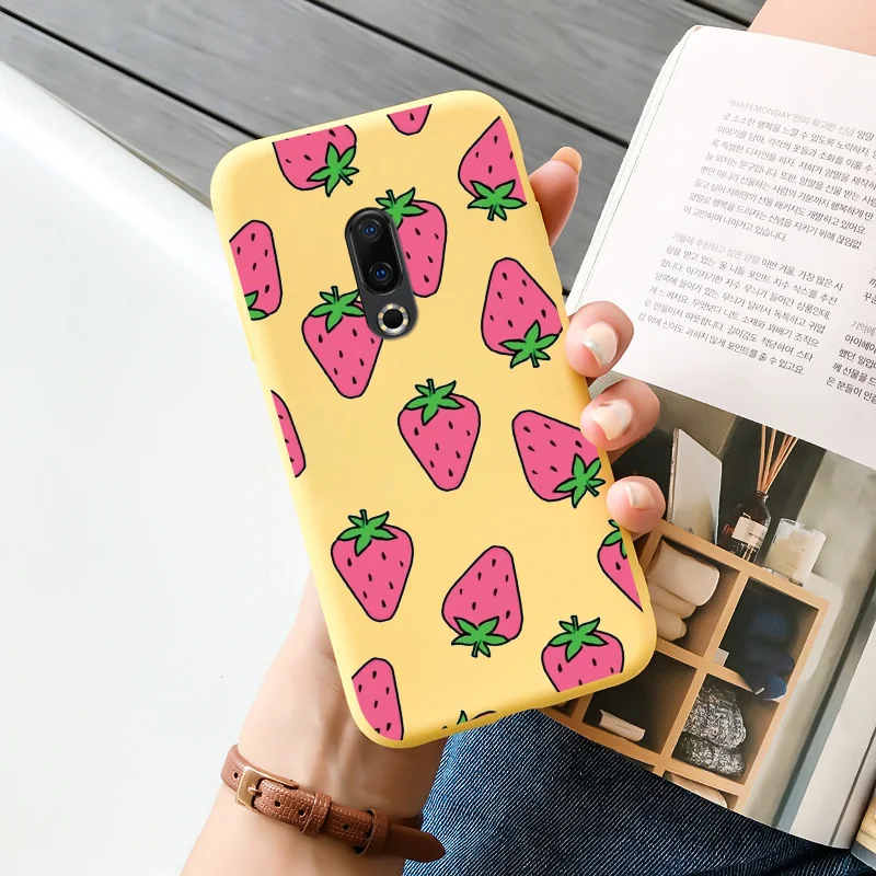 cases for meizu belt TPU Shell Black Soft For Meizu 16 Case Personality Tide Shell For Meizu 16 Plus Case Cartoon Cute Trend Shell For Meizu 16 Case meizu phone case with stones craft Cases For Meizu