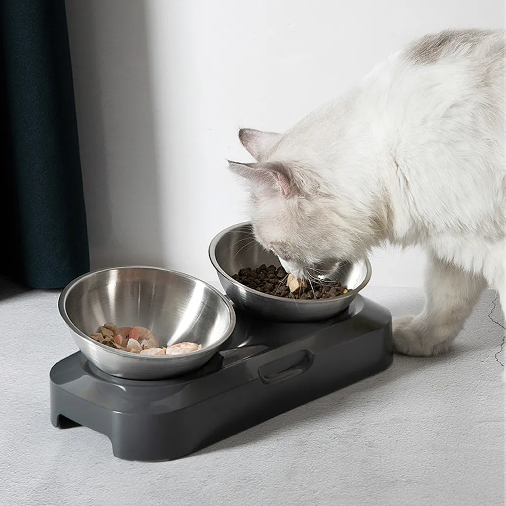 Stainless Steel Pet Bowls with Stand1