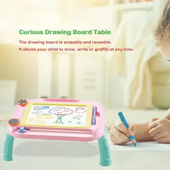 

Baby Child Color Magnetic Drawing Board Holder Graffiti Painting Sketch Pad Toy Interest Training Intelligence Development