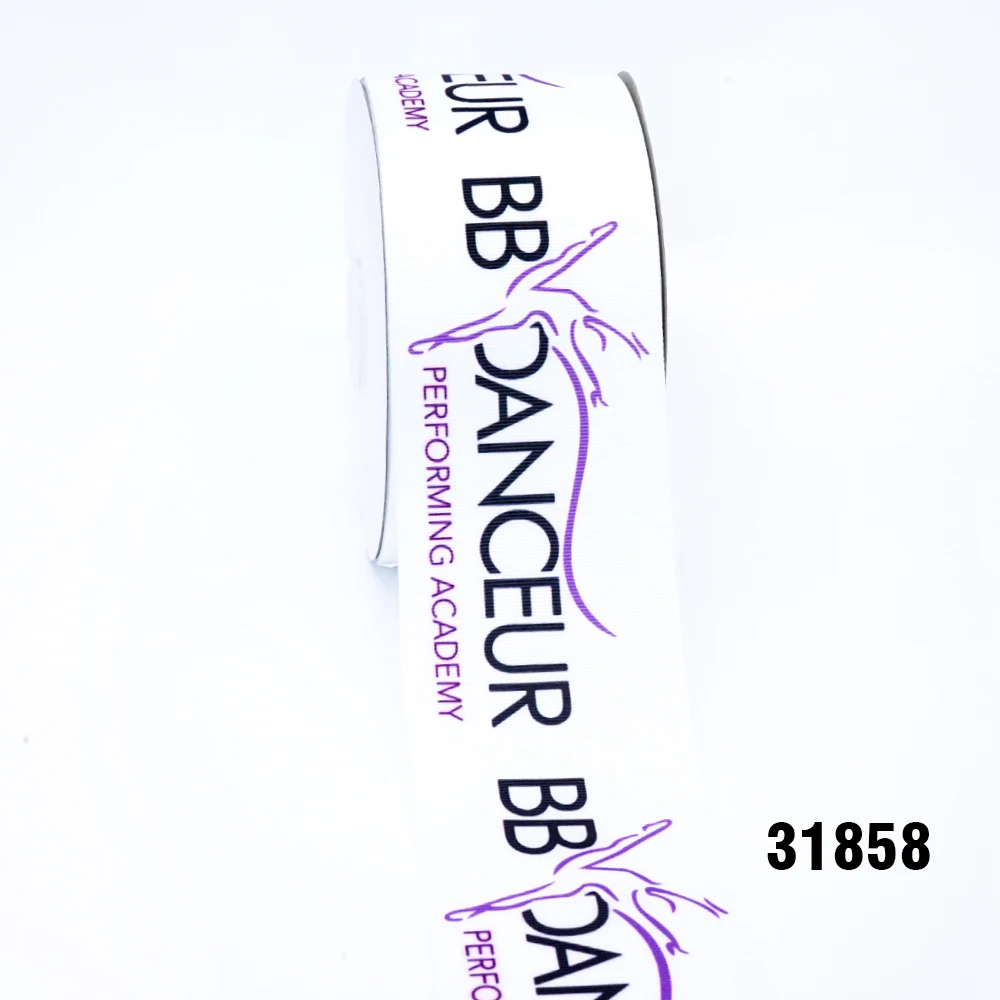 31858 50 ярдов в Размер спортивная лента напечатанная grosgrain лента 31828 - Цвет: 31858