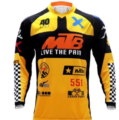 Новая футболка с длинным рукавом для внедорожников DH MX AM Одежда MTB майки езды на
