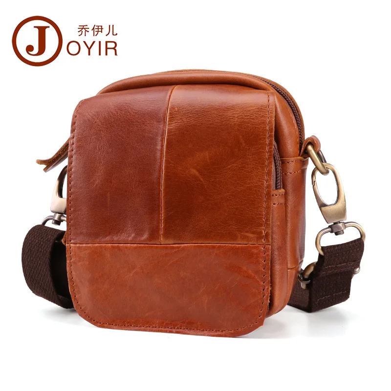 

Retro Casual Men Wallet Wear Leather Belt Mobile Phone Small Wallet Multi-functional Crossbody Bag MEN'S Real-leather Bag