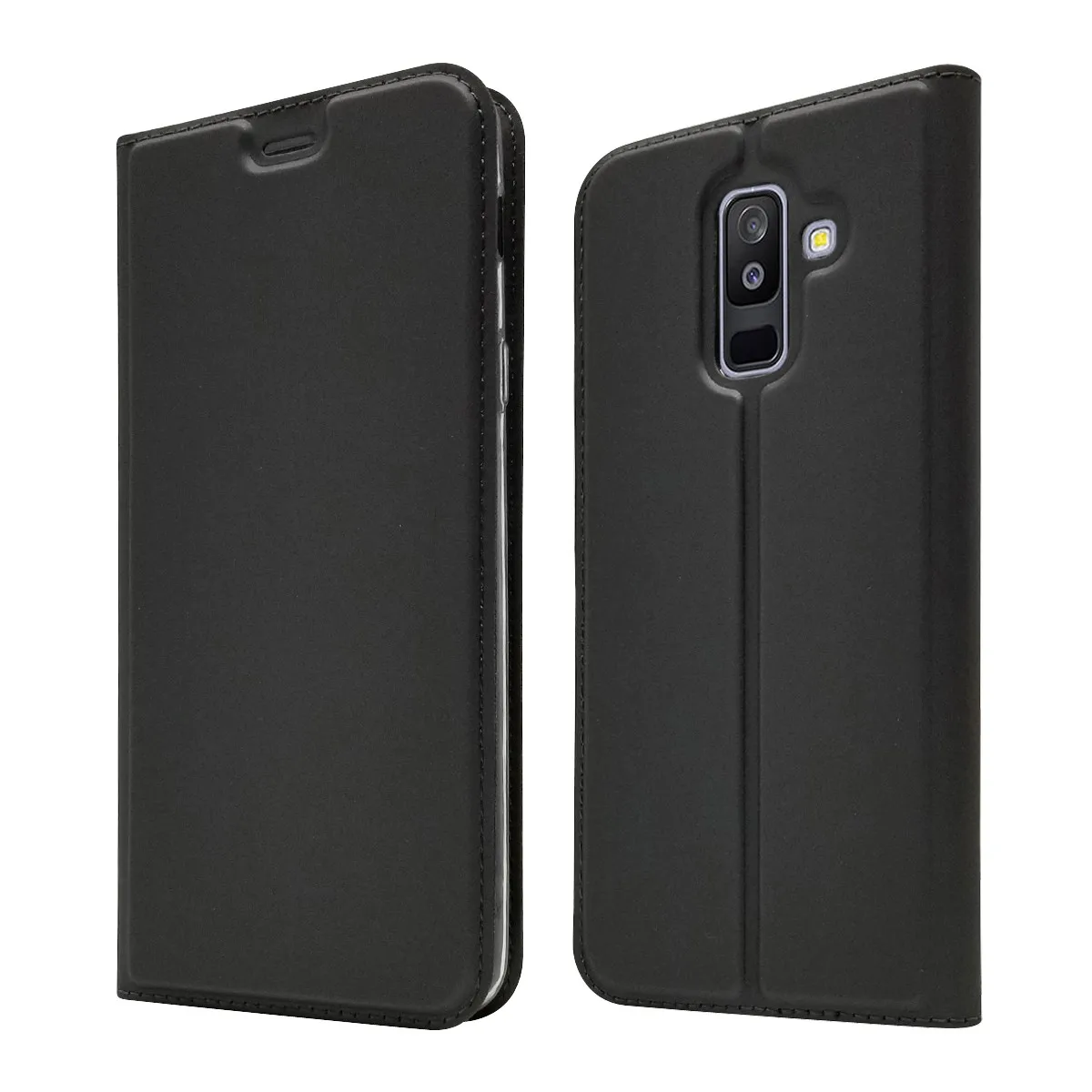 Кожаный мягкий чехол для samsung Galaxy A30/A60/M30/A80/Note 10/A70/A50/M10/A6 Plus /S7/J7 Plus J7310 откидной Чехол-бумажник из ТПУ