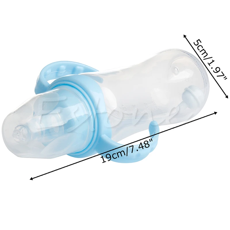 240ML Baby Cup Children Learn Drinking Straw Infant Milk Feeding Nipple Bottle