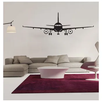 

1pcs 3D Cartoon Airplane and Hot Air Balloons Removable Wall sticker Vinyl Decals For Kids Room Boys Home Decoration Mural