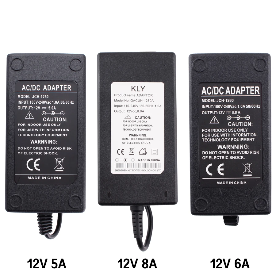 AC DC 5 в 12 В 24 в источник питания Adatper 1A 2A 3A 5A 6A 8A светильник ing трансформатор 220 В до 5 12 24 В вольт источник питания светодиодный светильник