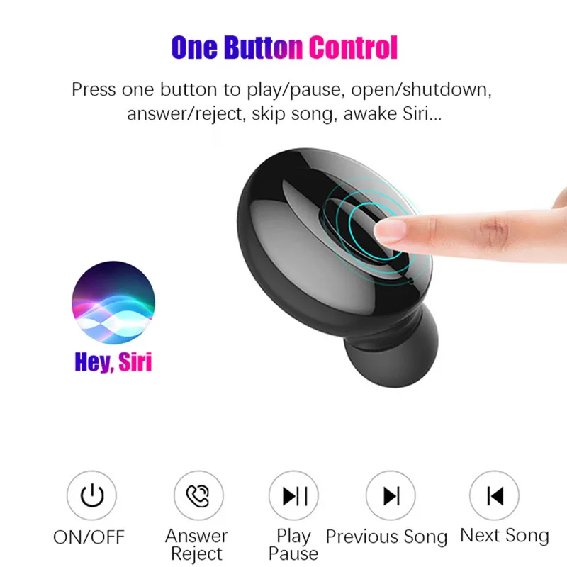 TWS Bluetooth V5.0 IPX5 стерео беспроводные мини наушники 3D Беспроводные наушники с двойным микрофоном для телефона Xiaomi samsung XG15 tws true wireless earphones wireless bluetooth earphone noise canceling