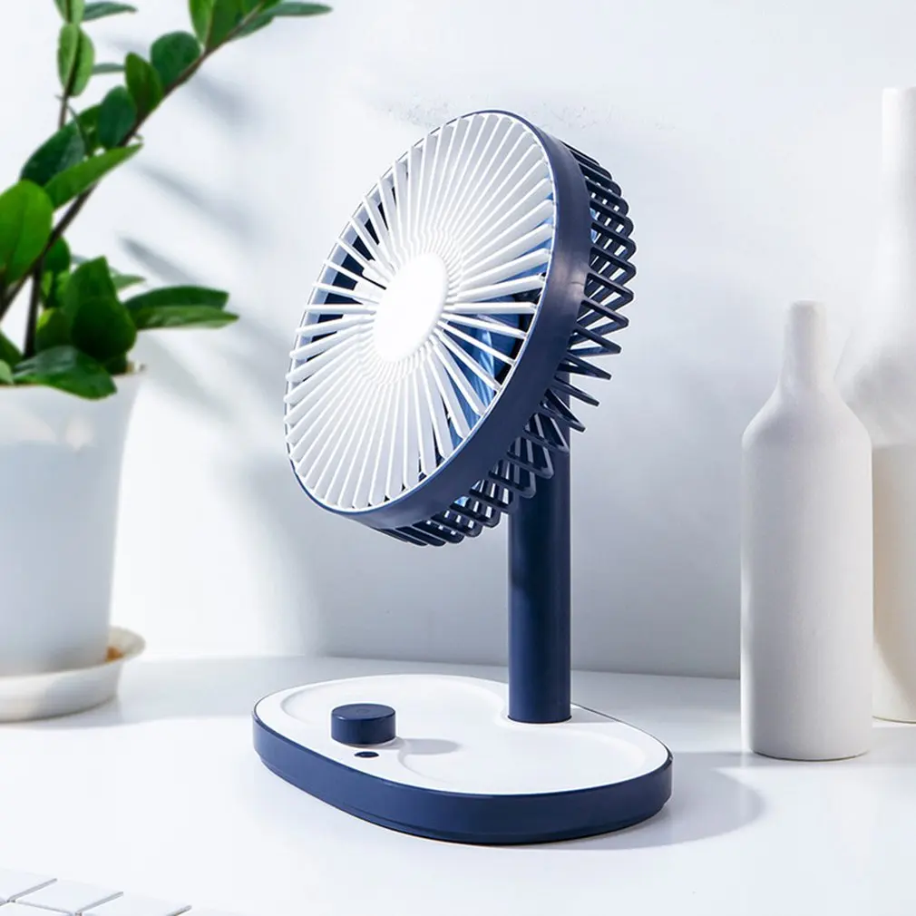 

3 Modes 1200mAh USB Hand-held Desk Fan Cooler Handheld Air Conditioner Cooling Fan Summer Air Conditioner Cooler