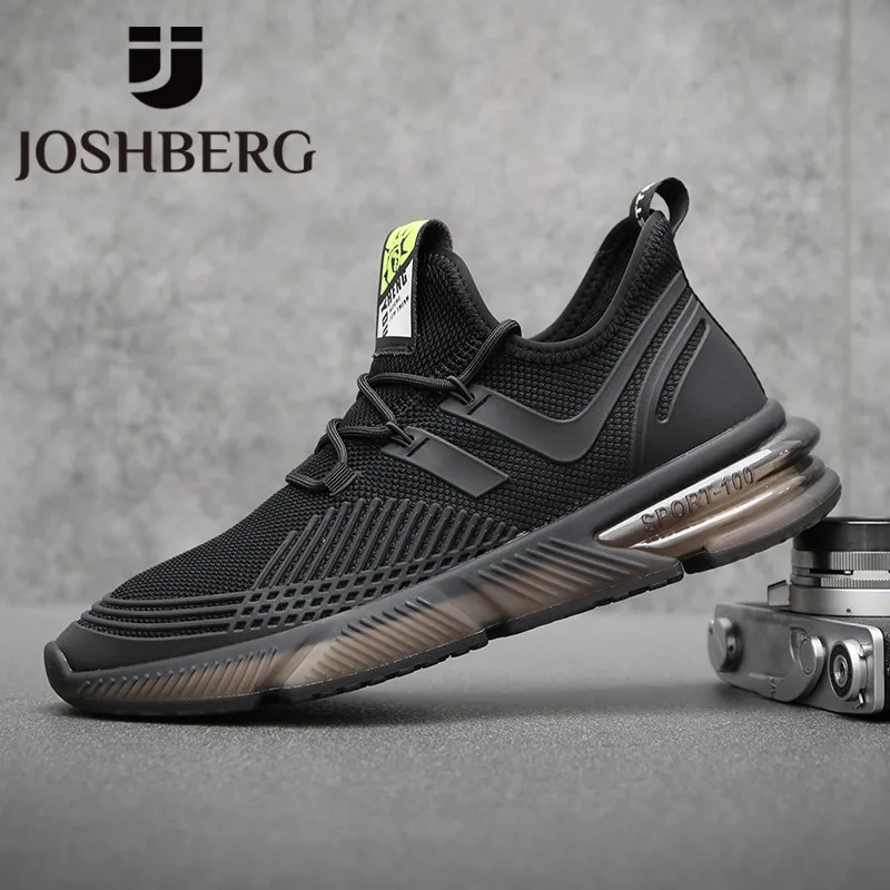 

JOSHBERG Best Quality Air Mesh Fashion Mens Shoes Comfortable Men Sneakers Chic Sneakers For Men Scarpe Ginnastica Uomo