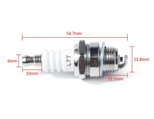 AZGIANT мотоцикл свечи зажигания B7TC/E6TC/F7TC(F5TC)/B8RTC L7T BM6A M7 двухтактный мотоцикл свечи камня C7HSA A7TC D8TC - Цвет: L7T L6TC same