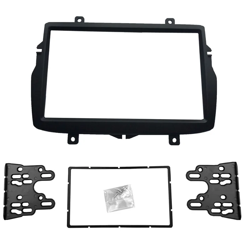 

Double 2 Din Fascia for 2016 Daewoo Royale Lada Vesta Radio Dvd Stereo Panel Dash Mount Trim Kit Frame Installation(178x102Mm)