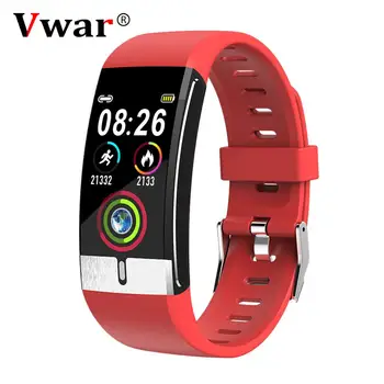

Vwar ECG PPG Smart Wristband Thermometer Body Smart Band Heart Rate Monitor Health Sport Fitnesst Bracelet for Xiaomi huawei IOS