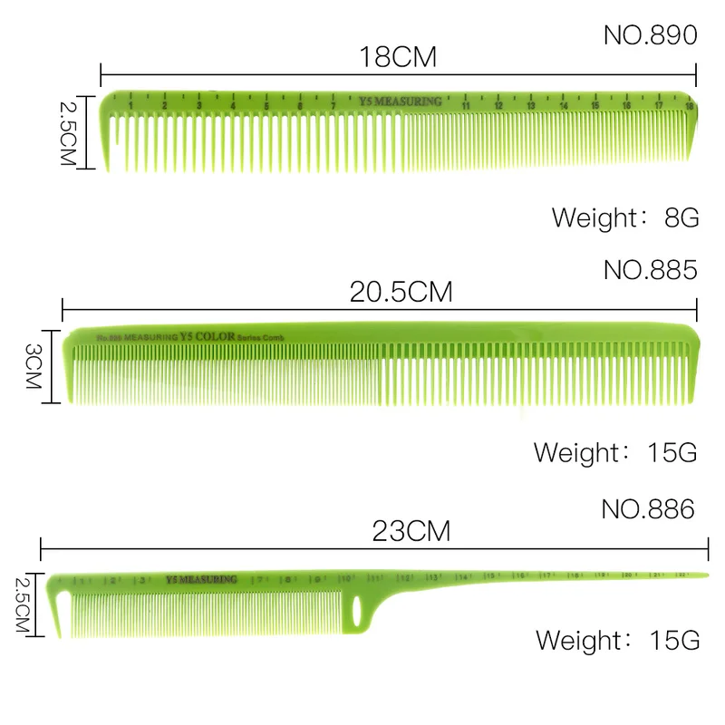 Профессиональный Стилист волос парикмахерская расческа для стрижки ABS Материал термостойкая измерительная шкала маркер расческа для волос