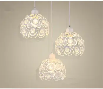

MeterMall Modern Style Crystal Ceiling Lamp Hanging Pendant for Restaurant(Not Including Bulb)