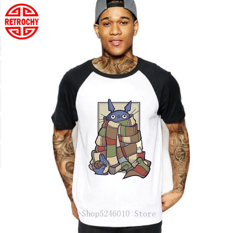 

Japanese Anime Totoro Shirt Men Studio Ghibli Miyazaki Hayao Comic Spirit Away T Shirt Male Women Cartoon Clothes Summer T-Shirt