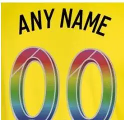 MLS League Ibramimovic Rainbow Nameset Vela настроить любой Nameset печать номера футбольная нашивка значок