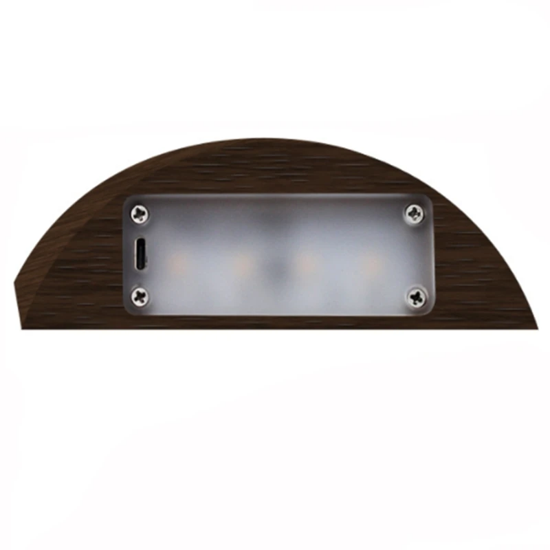 LED Night Light Natural Wooden Dimming Night Lamp Eye Protection Desk Lamp USB Lamp WC Light Home Decoration Accessories Gift