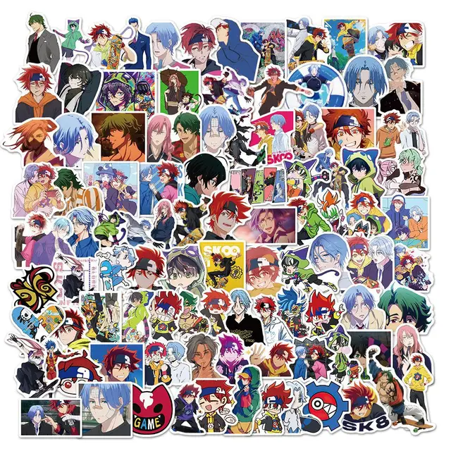 100pcs Anime Stickers Demon Slayer Hunter X Graffiti DIY Luggage Laptop Skateboard Phone Decal Sticker Toys 100pcs