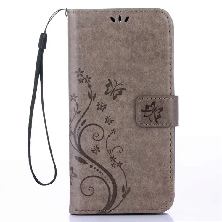 Gray YBHNFOG ретро PU кожаный флип чехол-бумажник для samsung Galaxy A10 A20E A30 A40 A50 A70 A7 чехол для телефона Стенд сумки Coque - Цвет: Gray