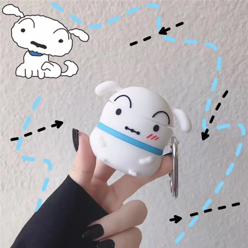 Soft Silicone Protective Case Lovely Dog Full Cover Protector for Airpods 1/2