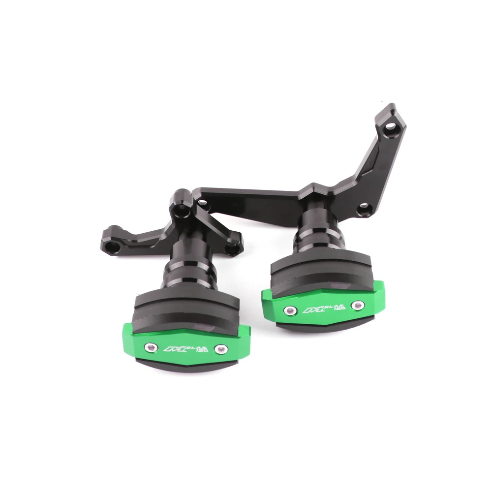 Green Рамка Слайдеры Краш протектор для Yamaha MT15 MT-15 MT150 M-SLAZ 150 16-18 - Цвет: Green