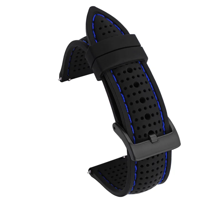 Silicone Sport Strap Waterproof Rubber Replacement Band