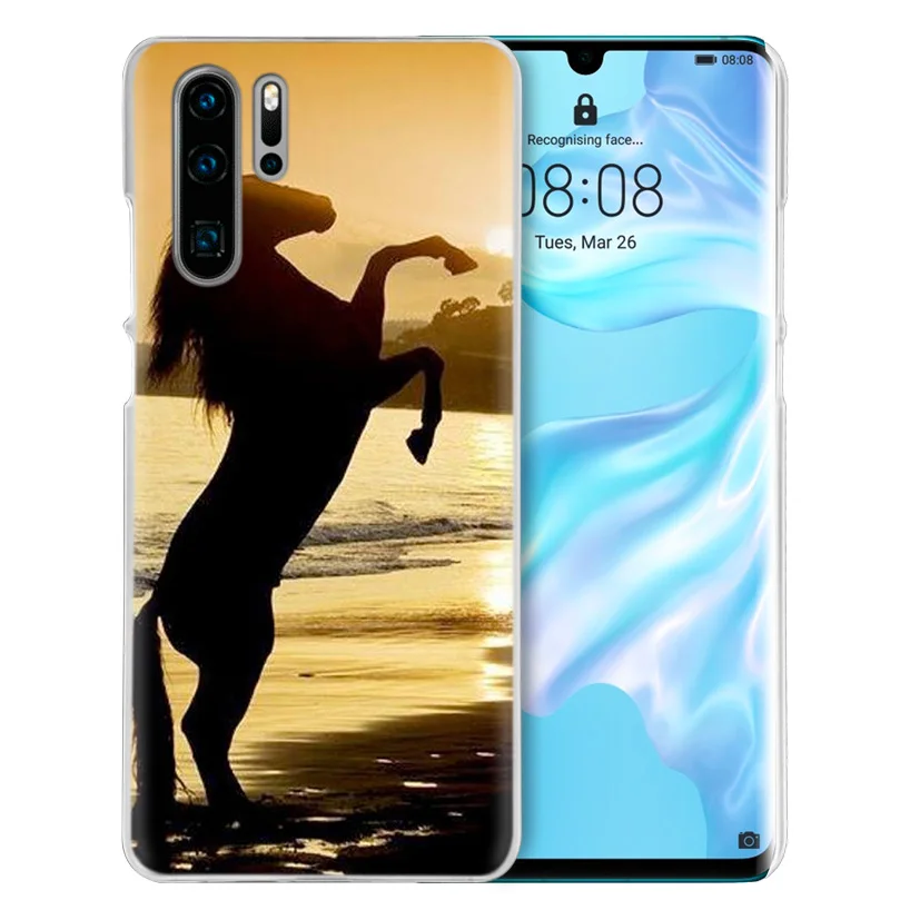 Horse чехол в виде животного для huawei Коврики 30 20 10 P20 P30 Lite Pro P Smart Y9 Prime Honor 8A 8X 10i ПК Чехлы для телефона